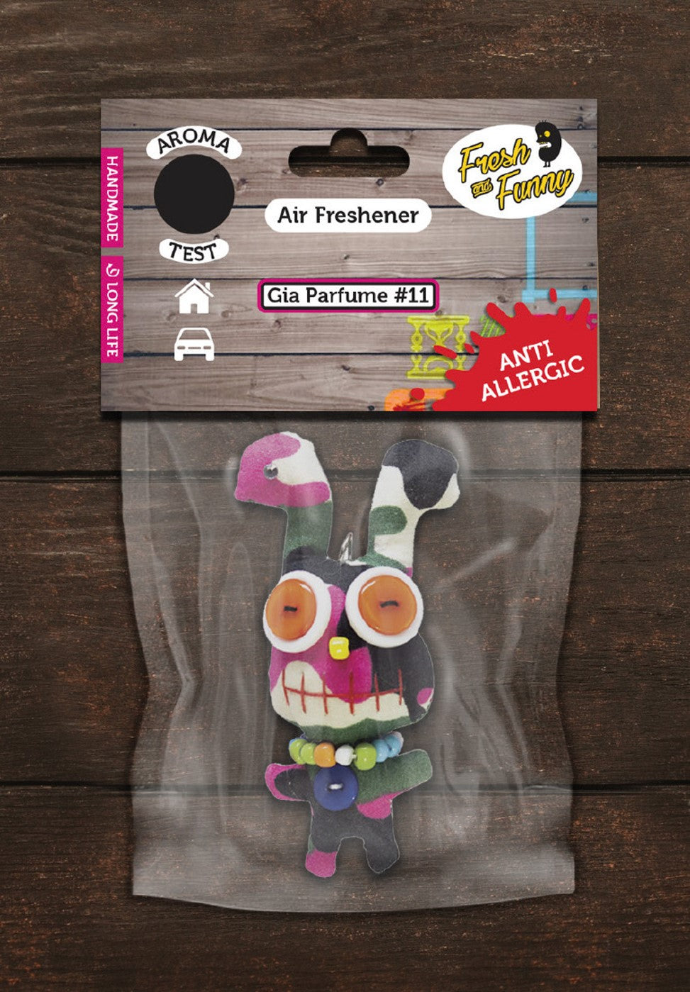 gia eco-friendly handmade car freshener - fresh and funny